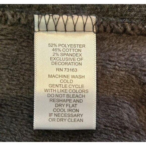 Cable & Gauge Women XL Gray Turtle Cowl Neck Sweater Sweatshirt Cozy Thumb Holes - Picture 6 of 9